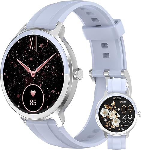Relojes inteligentes para mujeres y hombres de 1.27" HD con monitor de ritmo cardíaco/sueño/pasos/SpO2, reloj impermeable IP68 para Android iOS