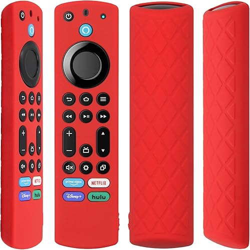 Miniatura 9 de Pinowu Funda de silicona para mando a distancia (2 unidades) para Firestick 4K Max (2), Toshiba, Insignia, Pioneer, Omni (QLED) Series Fire TV Alexa