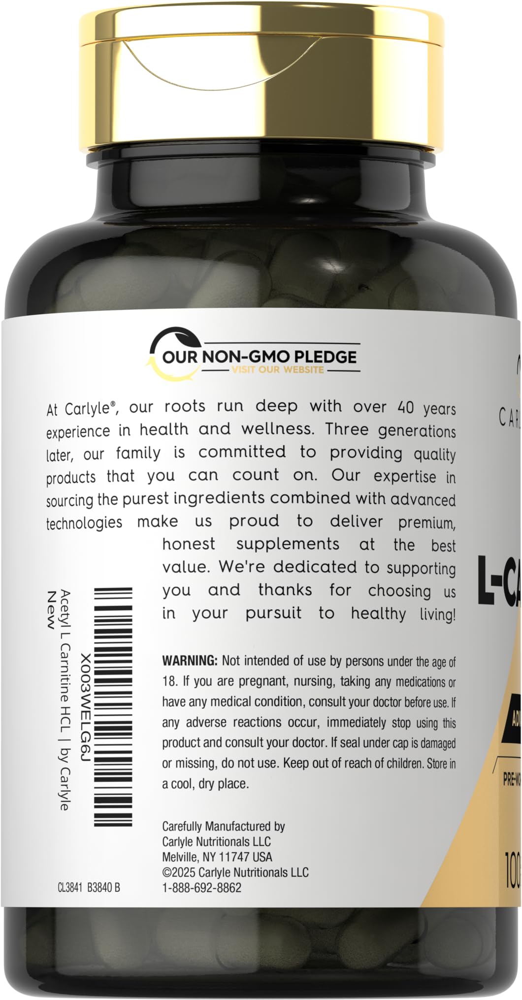 acetyl l carnitine and fish oil Amazon.com: Carlyle Acetyl L-Carnitine HCL | 1000mg | 100 Capsules |  Advanced Athlete Formula | Pre-Workout Supplement