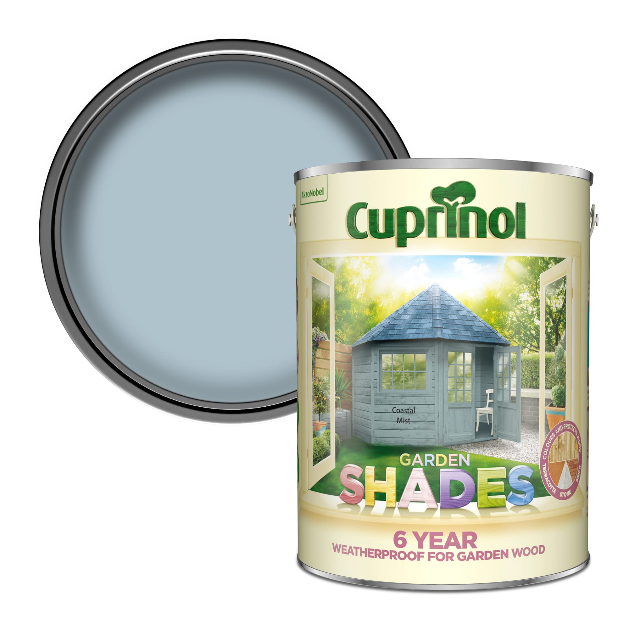 CuprinolCUPGSCM5L 5 Litre Garden Shades Paint - Coastal Mist