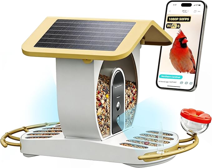 LNDU Smart Solar Dual Camera Bird Feeder Review: WiFi & AI-Enabled Birdwatching
