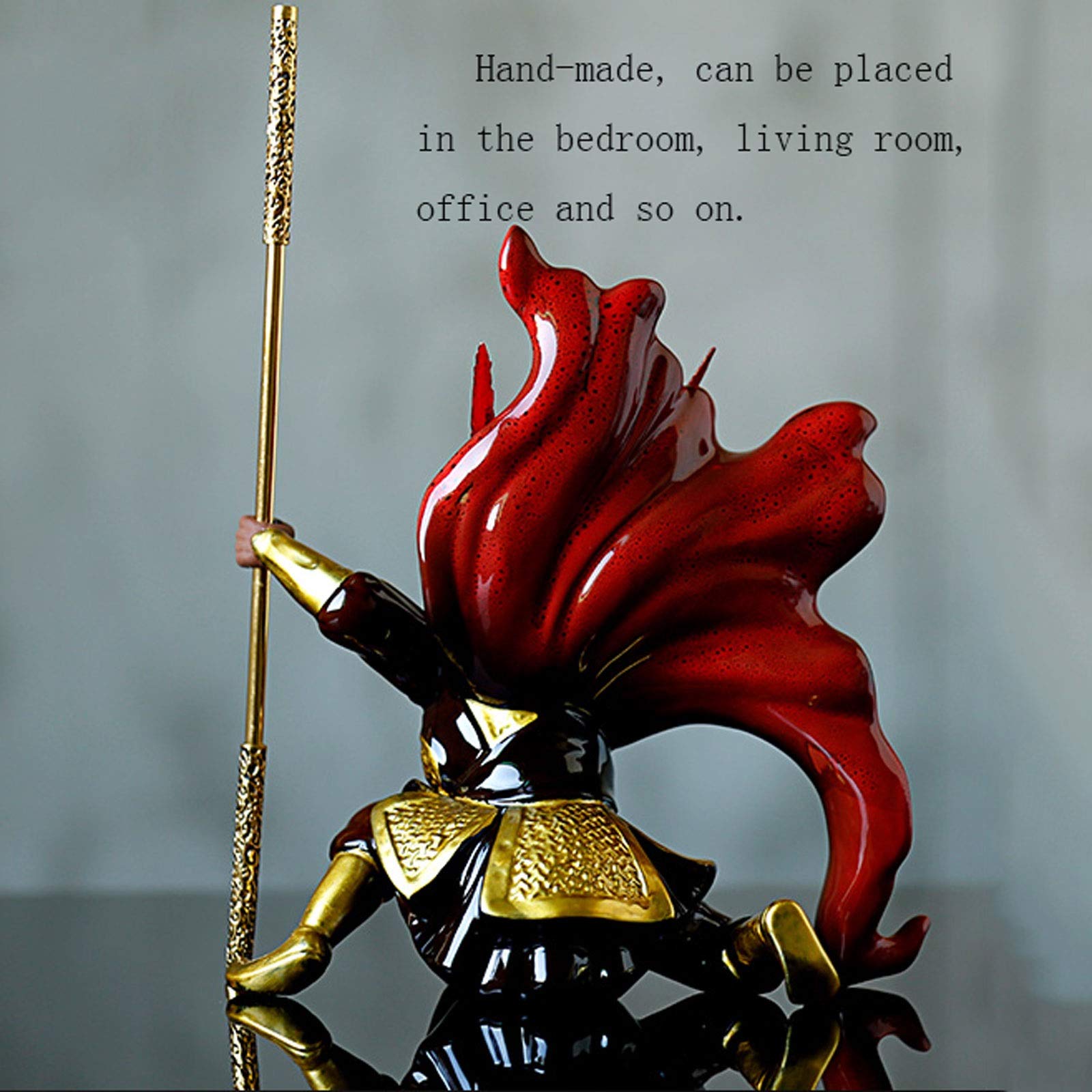 Sun Wukong Statue Decoration Figurka statua zwierząt ozdoby Qitian Dasheng Słońce Wukong Monkey King Buddhas Statua rzeźba rzemiosła dekoracje domowe Figurka Monkey King.