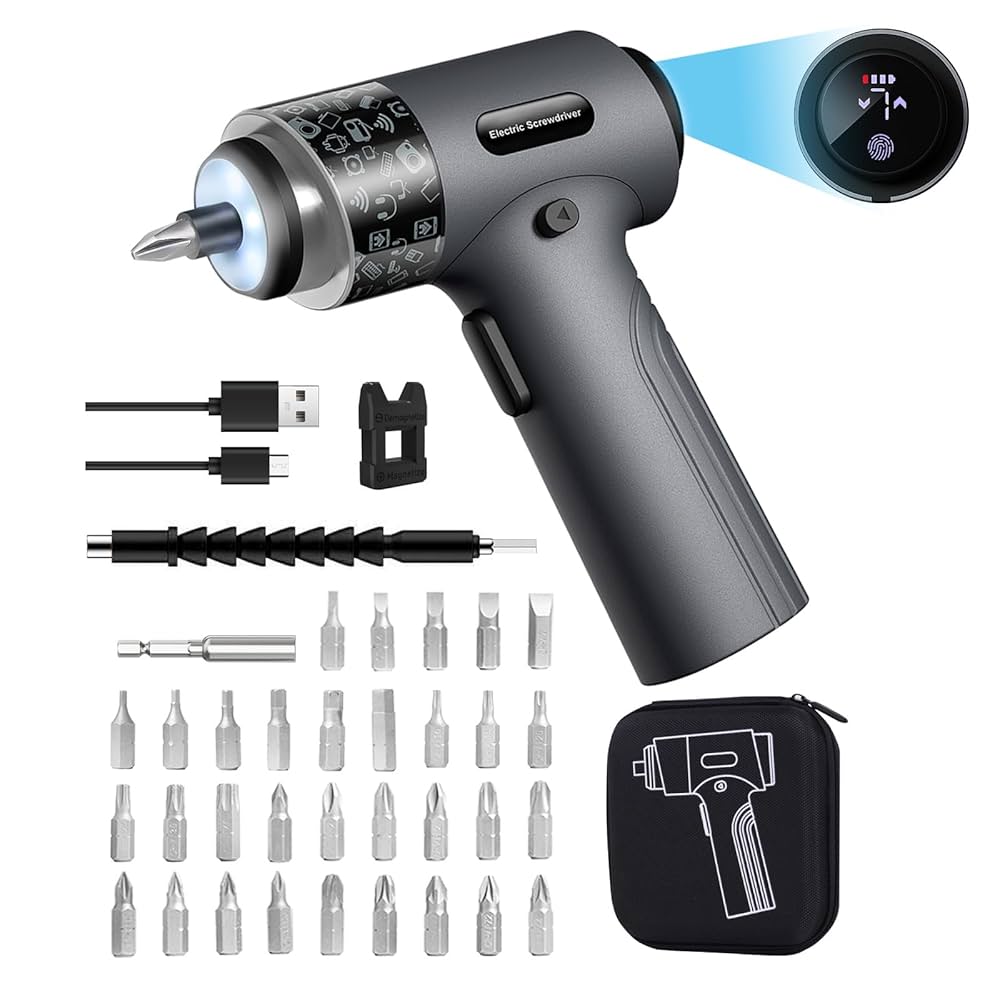 Amazon | 電動ドライバー 小型【2024新登場・7段階トルク0.5N.m