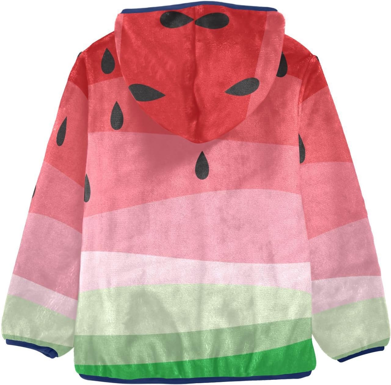Kids Sherpa Fleece Hoodie Zip Up Hooded Sweatshirt Jacket for Boy Girl 3-10 Yrs