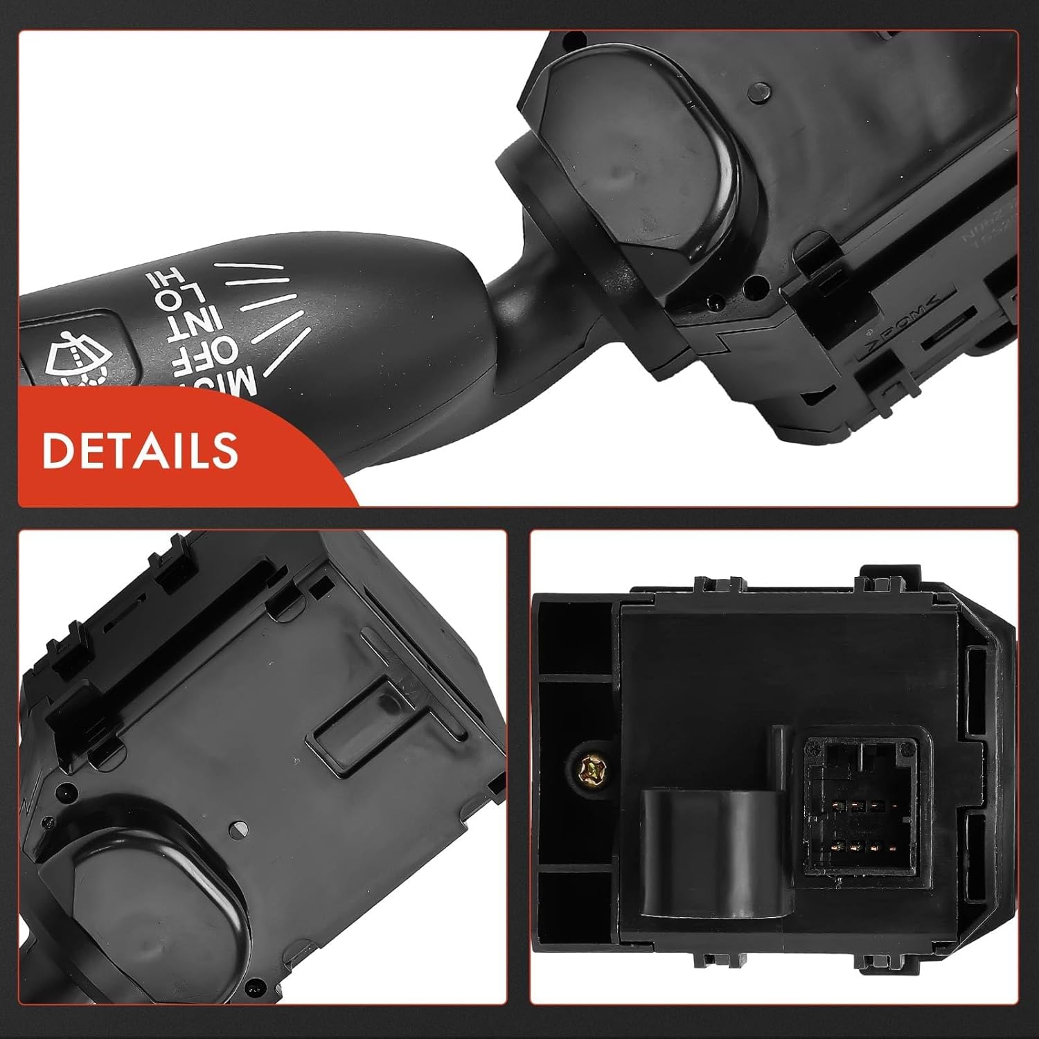 A-Premium Front Rear Windshield Wiper Wahser Switch Lever Assembly Compatible with Toyota Scion Model - 2011-2016 - 4Runner, Highlander, Land Cruiser, Prius (C/V), tC, Replace # 8465276010