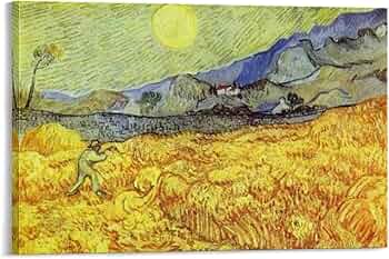 ⭐︎デスク本描き油絵⭐︎模写/F4キャンバス・台付/ゴッホ『烏の飛ぶ麦畑』 ⭐︎デスク本描き油絵⭐︎模写/F4キャンバス・台付/ゴッホ『烏の