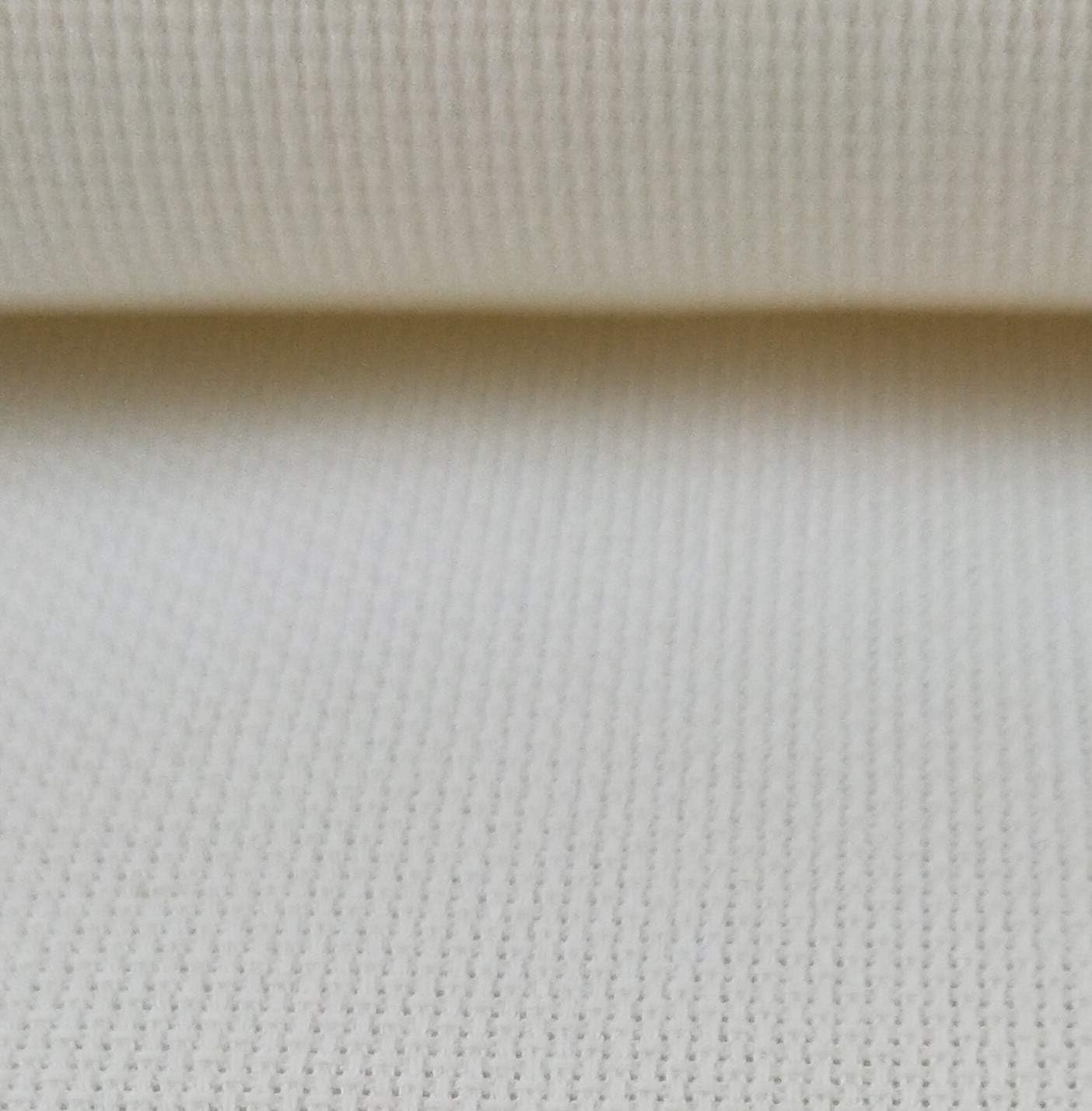 59" x 3 Yards 18CT Counted Cotton Large Aida Cloth Cross Stitch Fabric (Cream)