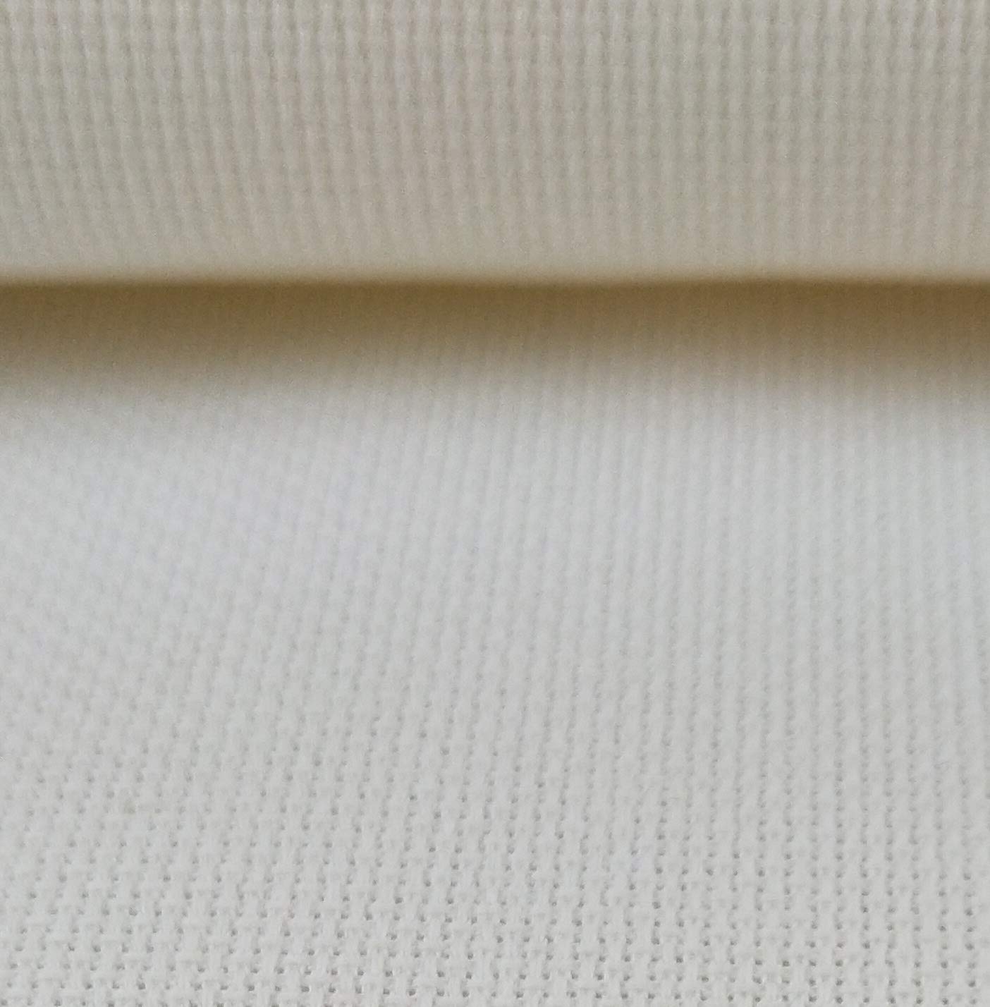 Tela Aida in cotone per punto croce, 150 cm x 2,7 m (18 ct), colore: crema