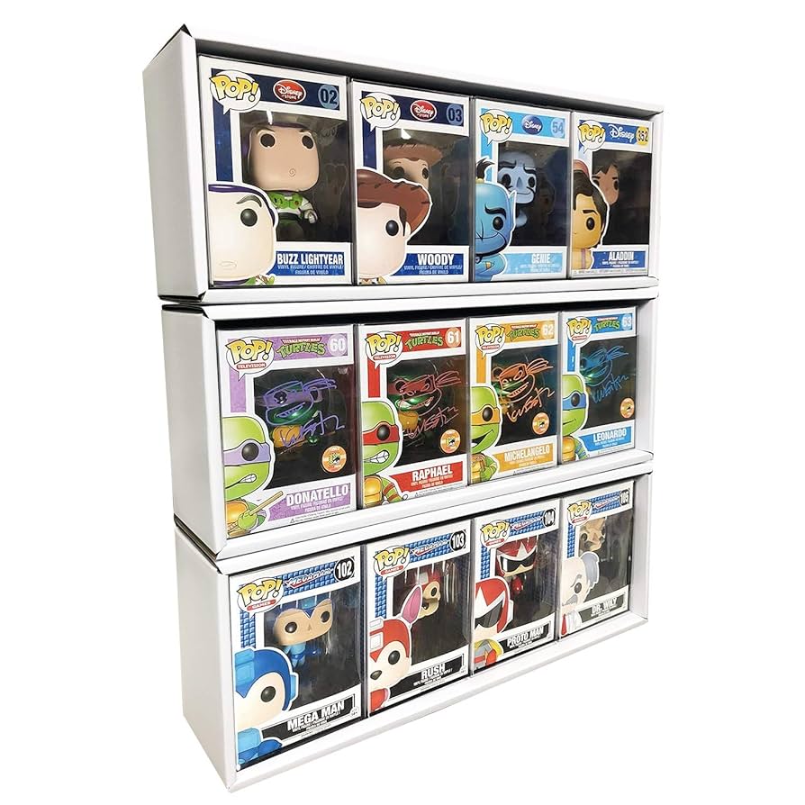 Amazon.co.jp: 3列 ボックス入り ディスプレイケース 4インチ