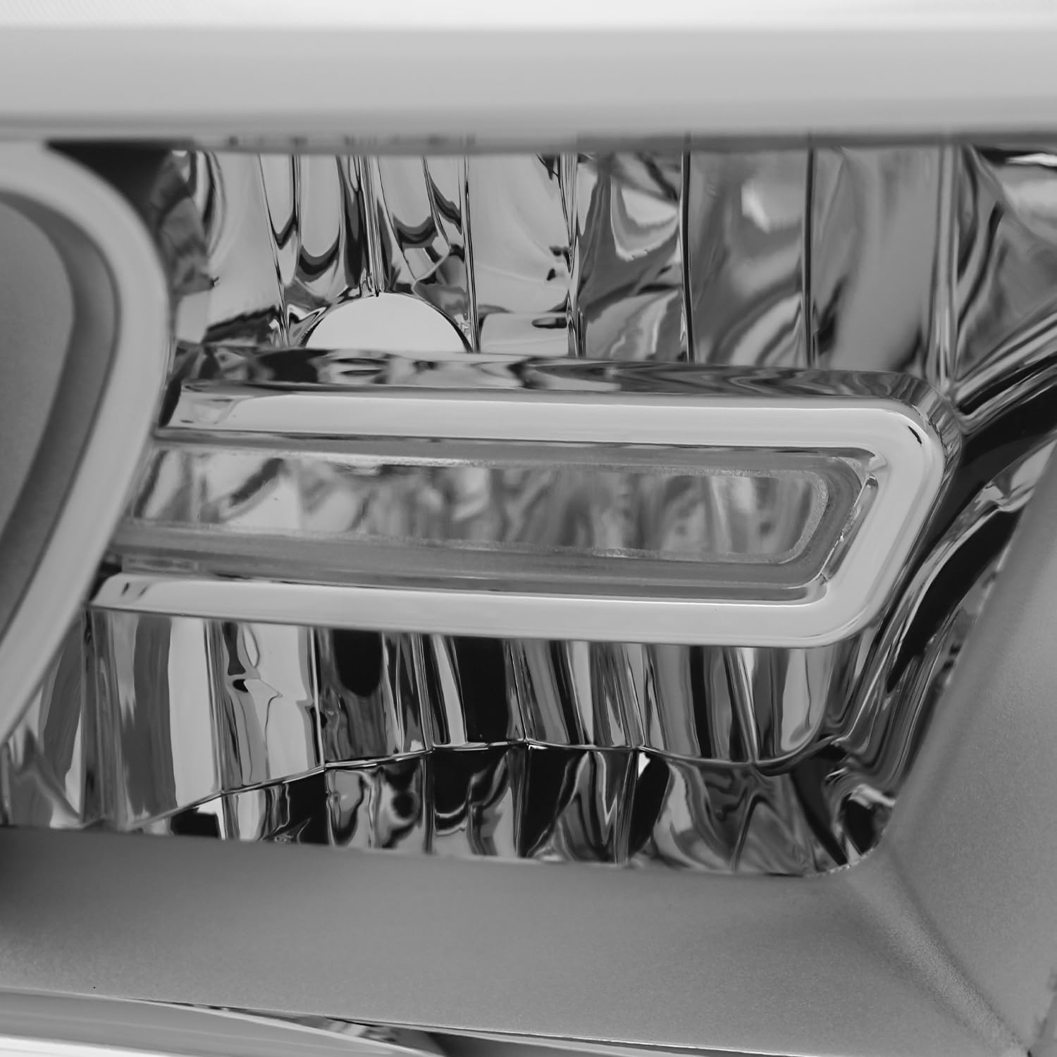 AKKON - Fit 2014 2015 2016 2017 Dodge Durango [Halogen Type] Non-DRL Models OE Style Projector Headlight Passenger Right Chrome