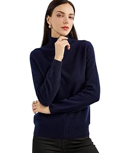 Chanyarn Womens 100 Pure Cashmere Sweater Turtleneck Long Sleeve Warm Soft 2025 Fall Winter Knit Pullover