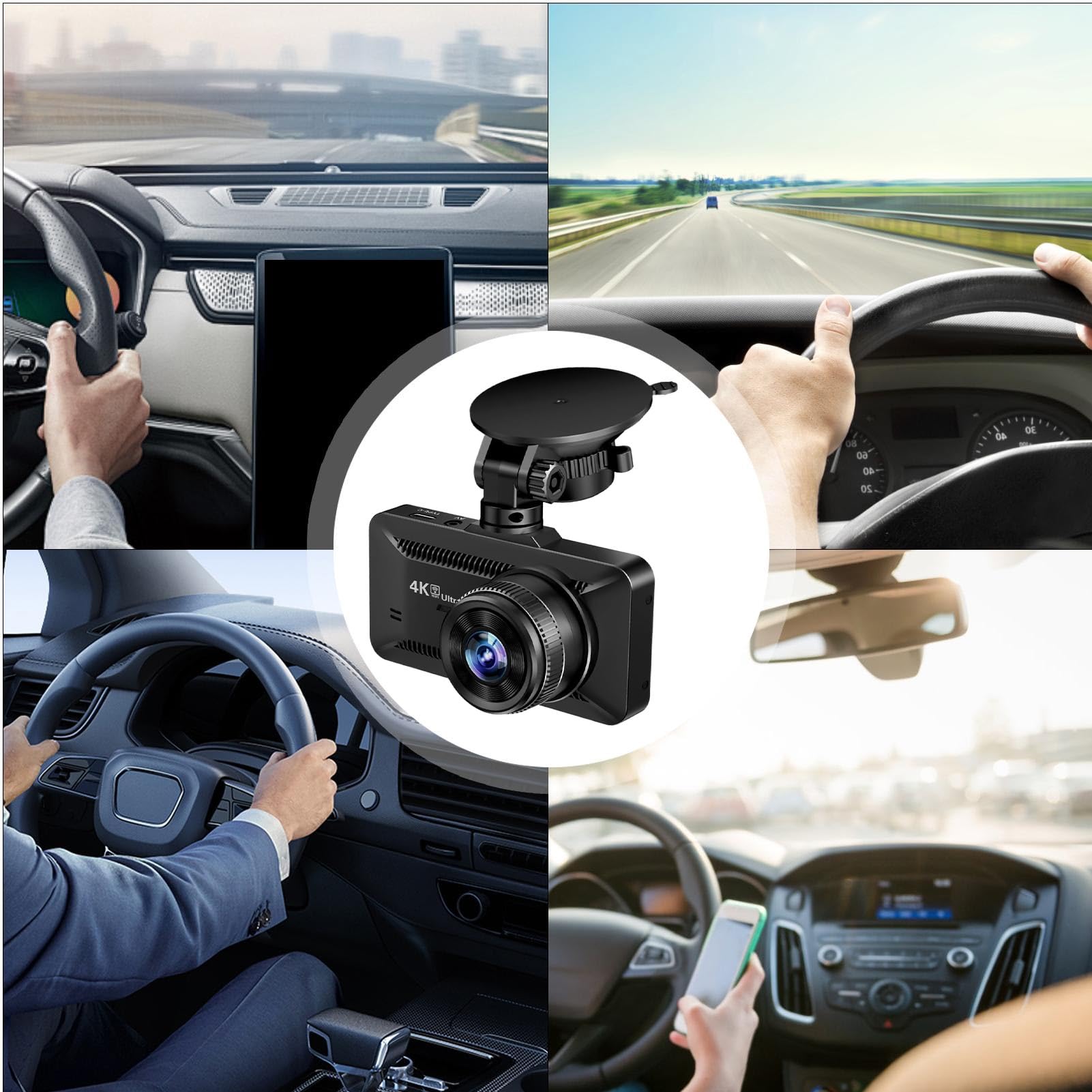Macchina Fotografica Auto per L E L Posteriore Registratore 4K Visione Guida senza | Telecamera di Registrazione 1080P E Posteriore Per Veicolo Camion Parcheggio Guida E
