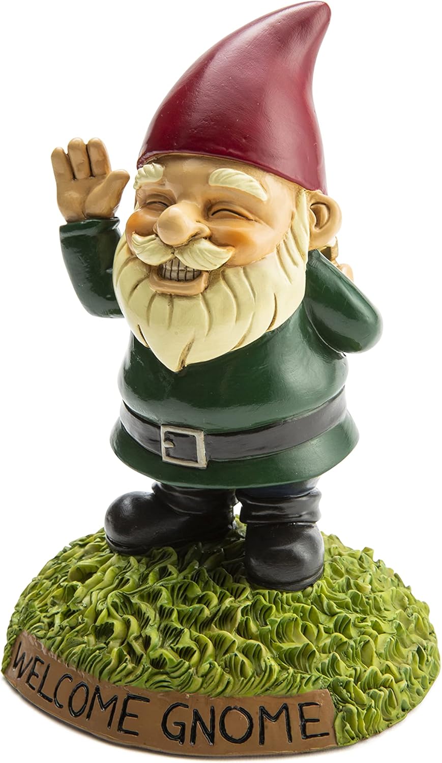 BigMouth Inc Hide-A-Key, Secret Garden Key Hider, Weatherproof Outdoor Storage, Safe Spare Holder, Novelty Yard Decor, Great Geocache Container - Gnome
