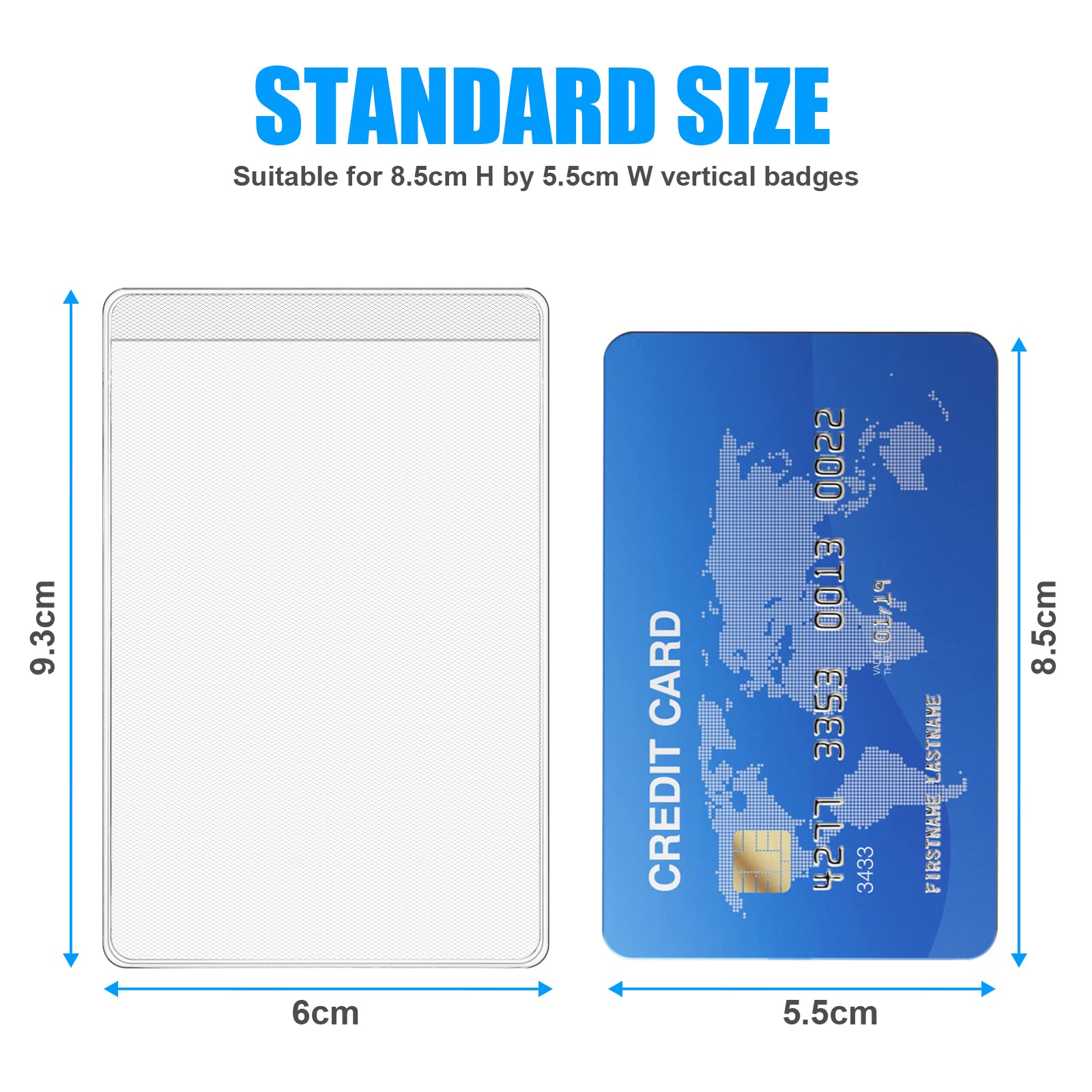 Vicloon Protectora Tarjeta de Crédito, 30Pcs Protector de Tarjeta PVC, Tarjetero Transparente Mate, Fundas para Tarjetas de Crédito, Tarjeta Bancaria, Tarjeta de Identificación