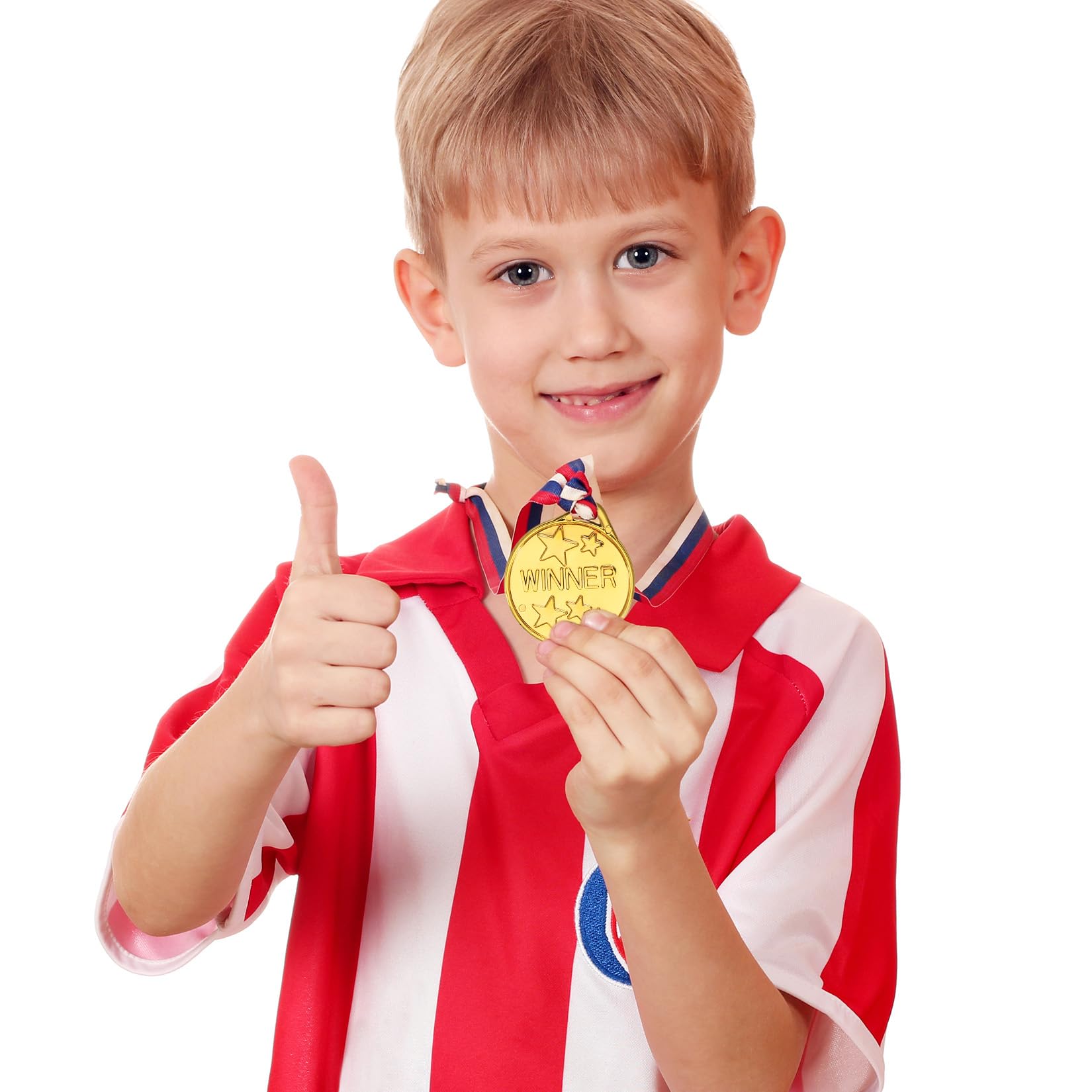 30 Medaglie d'oro, Medaglie per Bambini, Medaglia di Plastica, Winners Medaglie per Bomboniere per Bambini Feste di Giorno Festival Sportivo