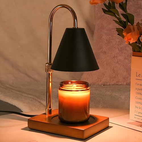 Miniatura 11 de SOKCVSEA Lámpara calentadora de velas, calentador de lámpara de vela con temporizador de altura ajustable, regalos de cumpleaños para mamá mujer