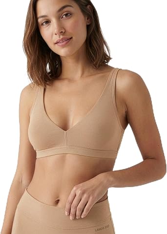 Lands End Womens Bralette Soft Essential Everyday Bra