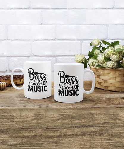 Miniatura 7 de Bass Is The Bacon Of Music mug, Music lover's gift, Bass and bacon coffee cup, Bass player's favorite mug, Birthday Christmas Gift Idea