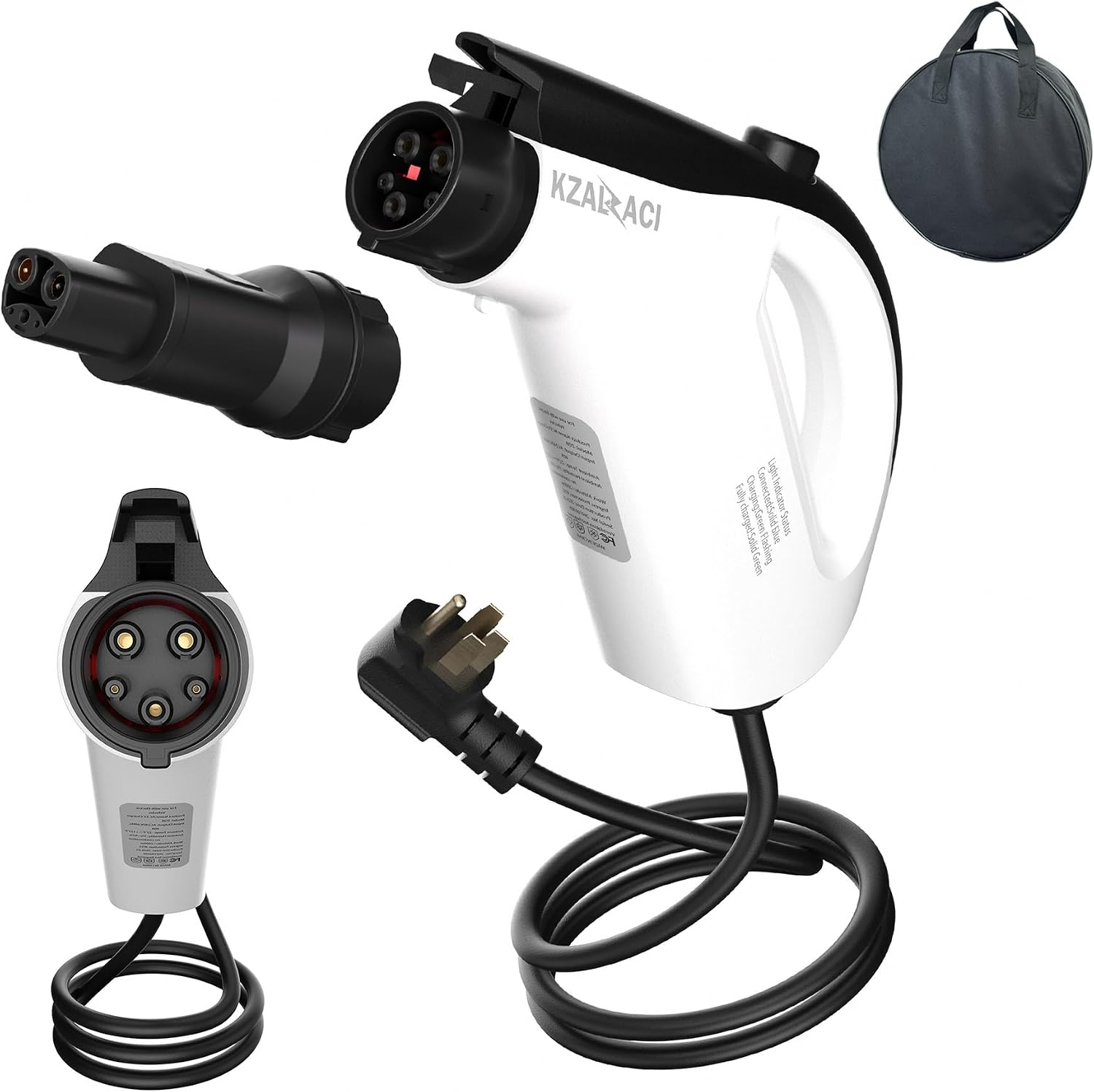 Level 2 EV Charger 40A-9.6KW 33Ft Cable Electric Vehicle Charger, Smart Charging, NEMA 14-50, J1772 Competible with All EVs, Portable with Bag