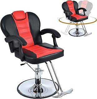 Merax Hydraulic Recliner Barber Chair for Hair Salon with 20% Extra Wider Seat & Heavy Duty Hydraulic Pump, Upgraded Salon...
