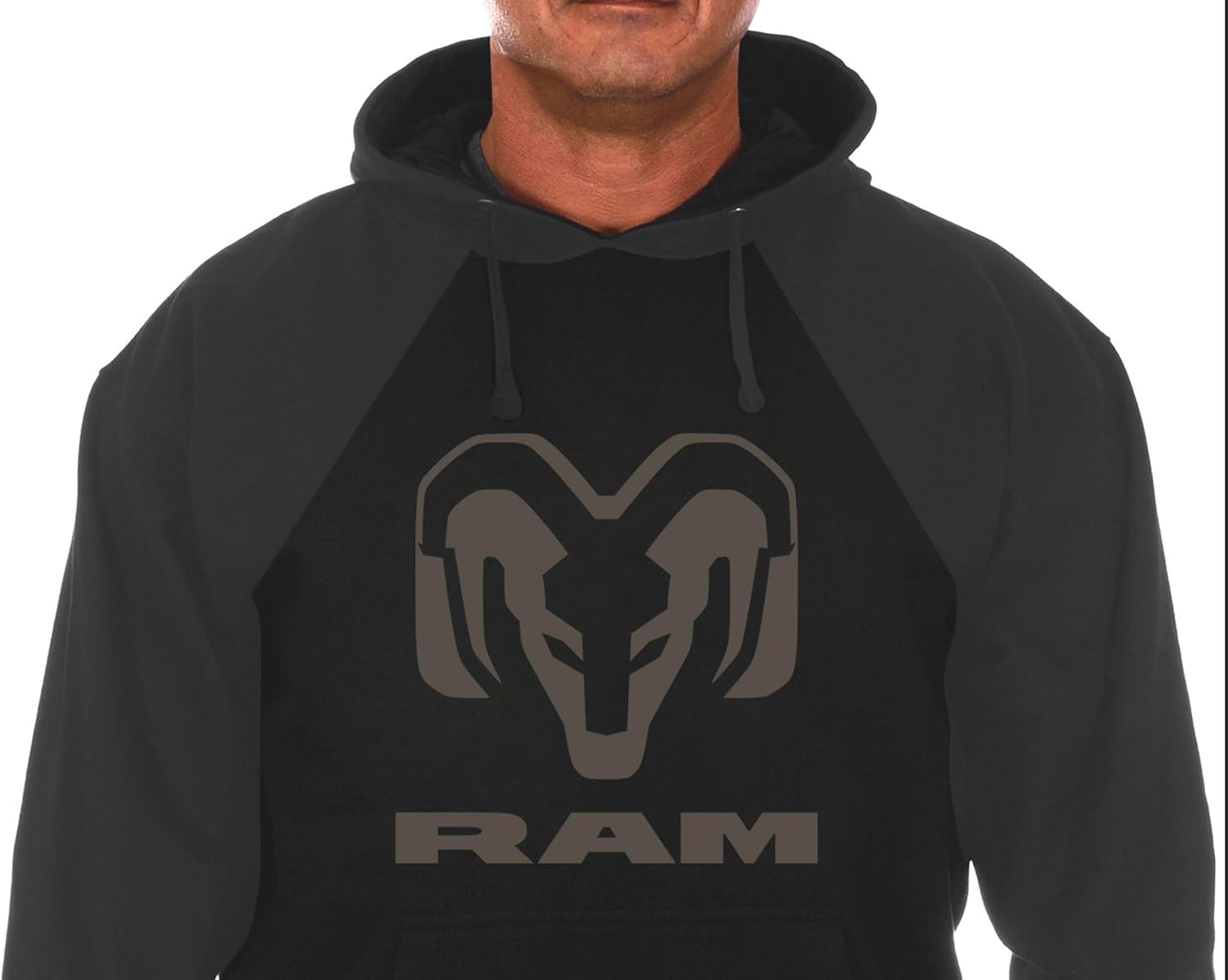 JH DESIGN GROUP Men's Dodge Ram Pullover Hoodie Sweatshirt in 2 Styles - Image 3