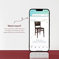 Vista 20 de Linon Keira Sillas plegables de madera rústica natural con asiento y respaldo acolchados en beige – Conjunto de 2