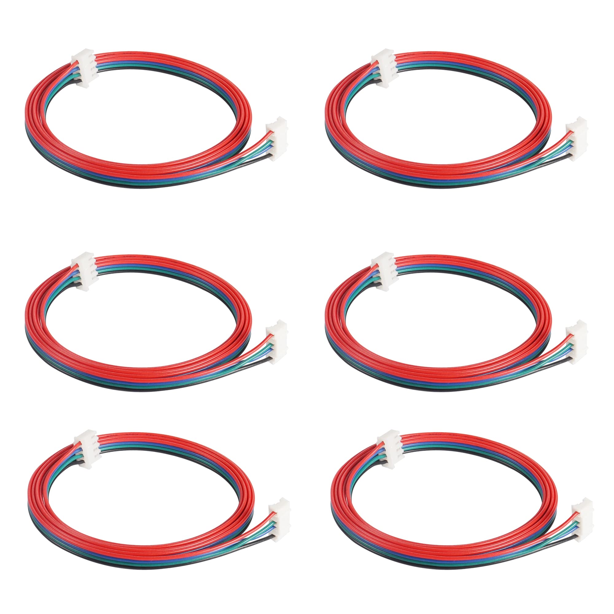 XMSJSIY Stepper Motor Cable XH2.54 4Pin to 6Pin Terminal