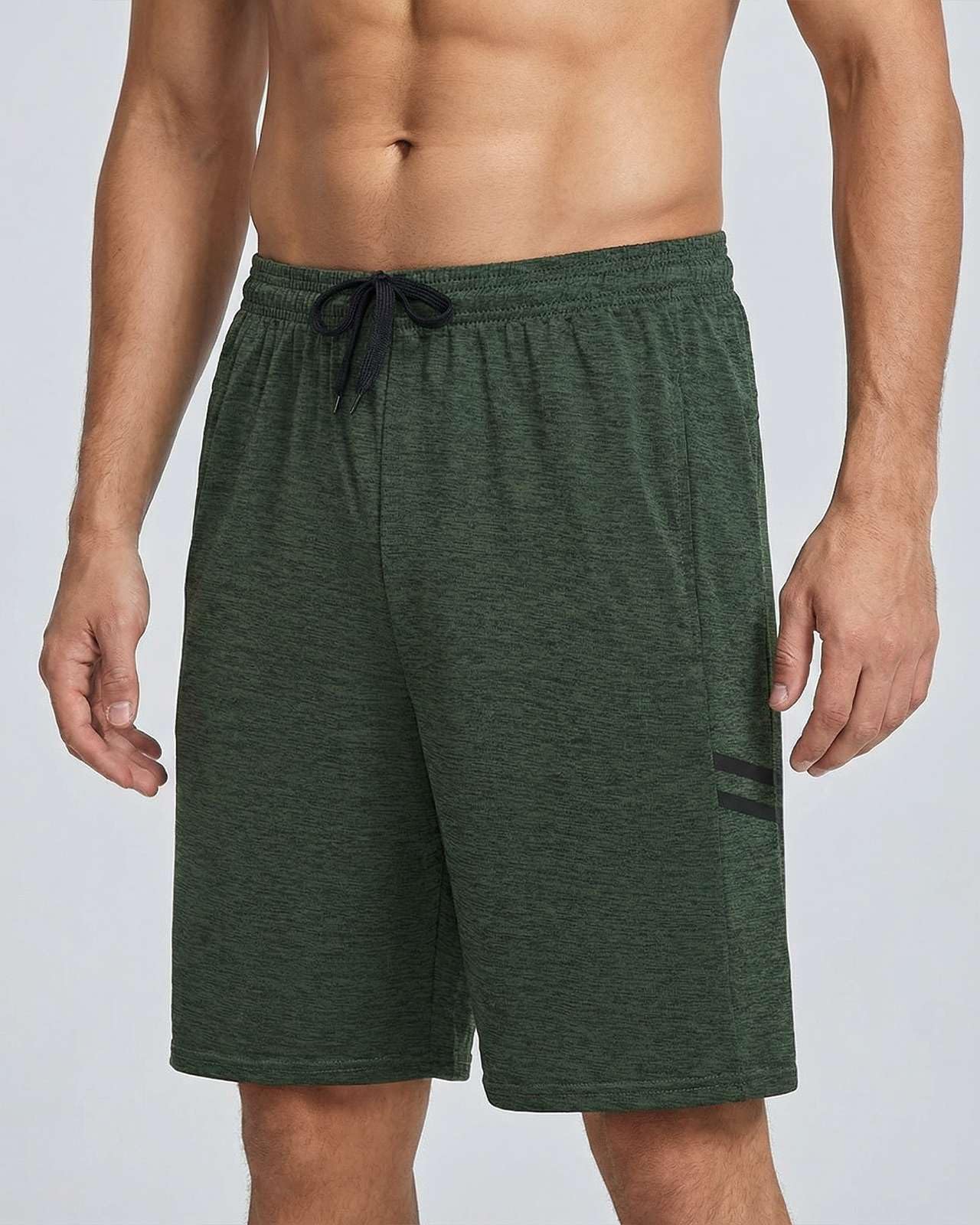 Real Essentials Herren Tennis-Shorts Fitness-Shorts