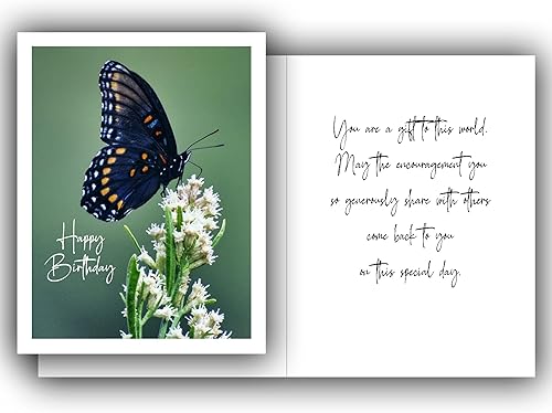 You Are a Gift Tarjeta de cumpleaños para ella, mejor amiga, sobrina, hermana de hermana, tamaño compacto