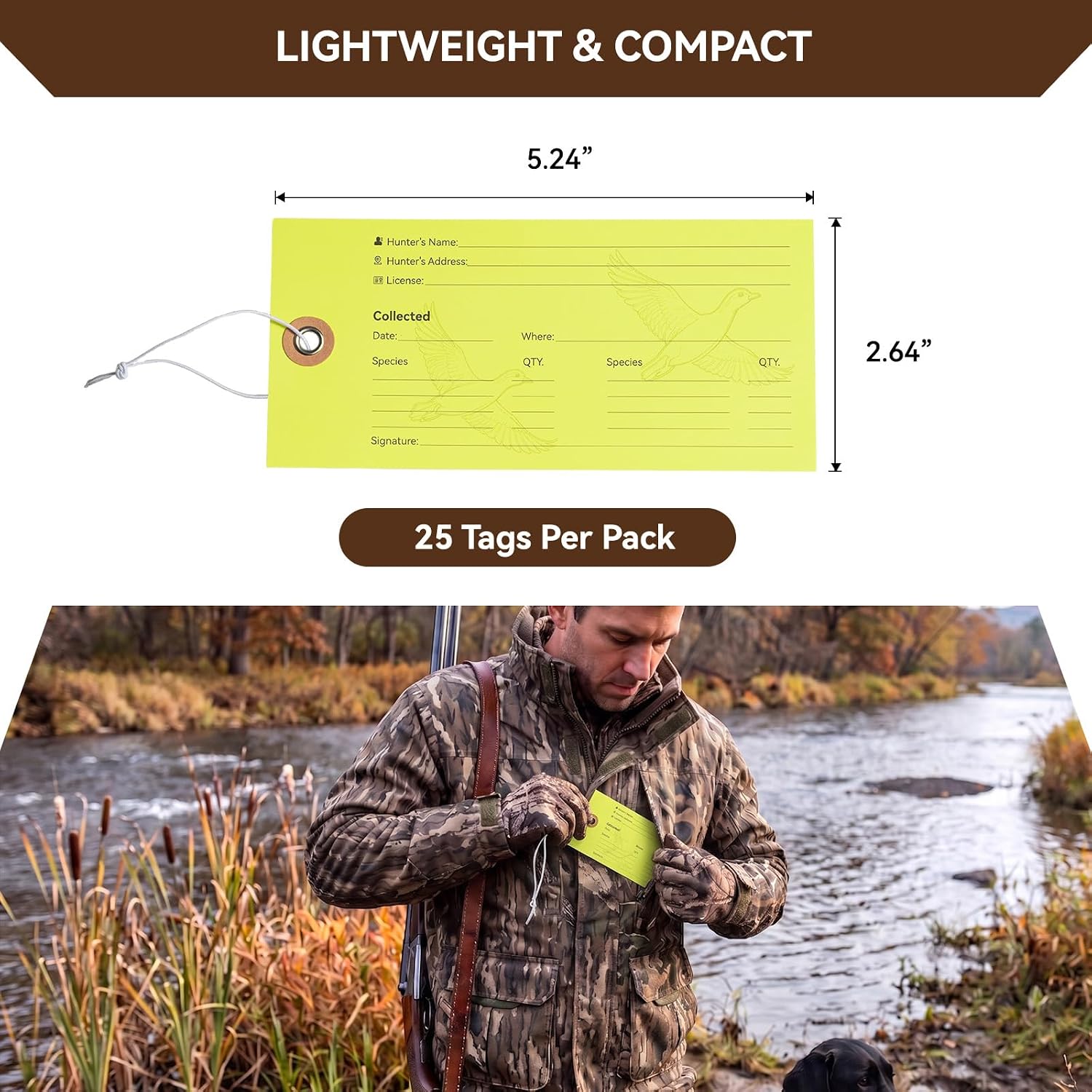 GearOZ Migratory Bird Tags Waterproof Duck Hunting Label on Toe 20/50pcs image 2