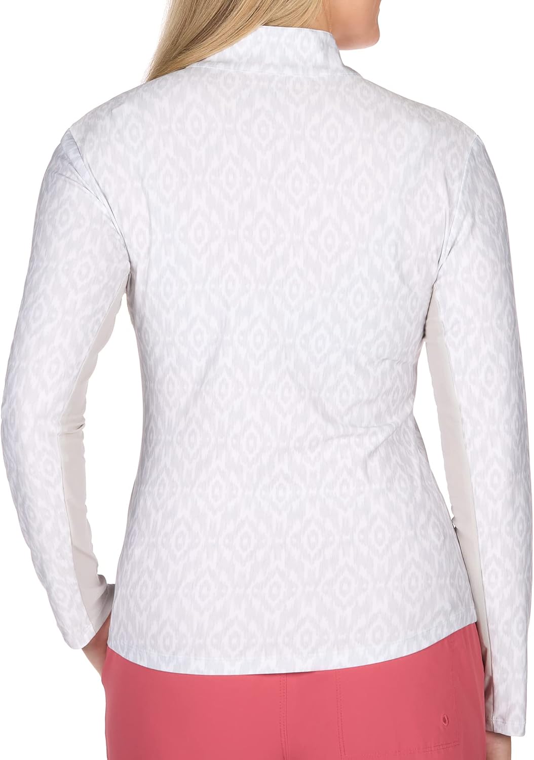 The American Outdoorsman Long Sleeve Lightweight Quarter-Zip Sun Pullover for Women with UPF 40 Protection