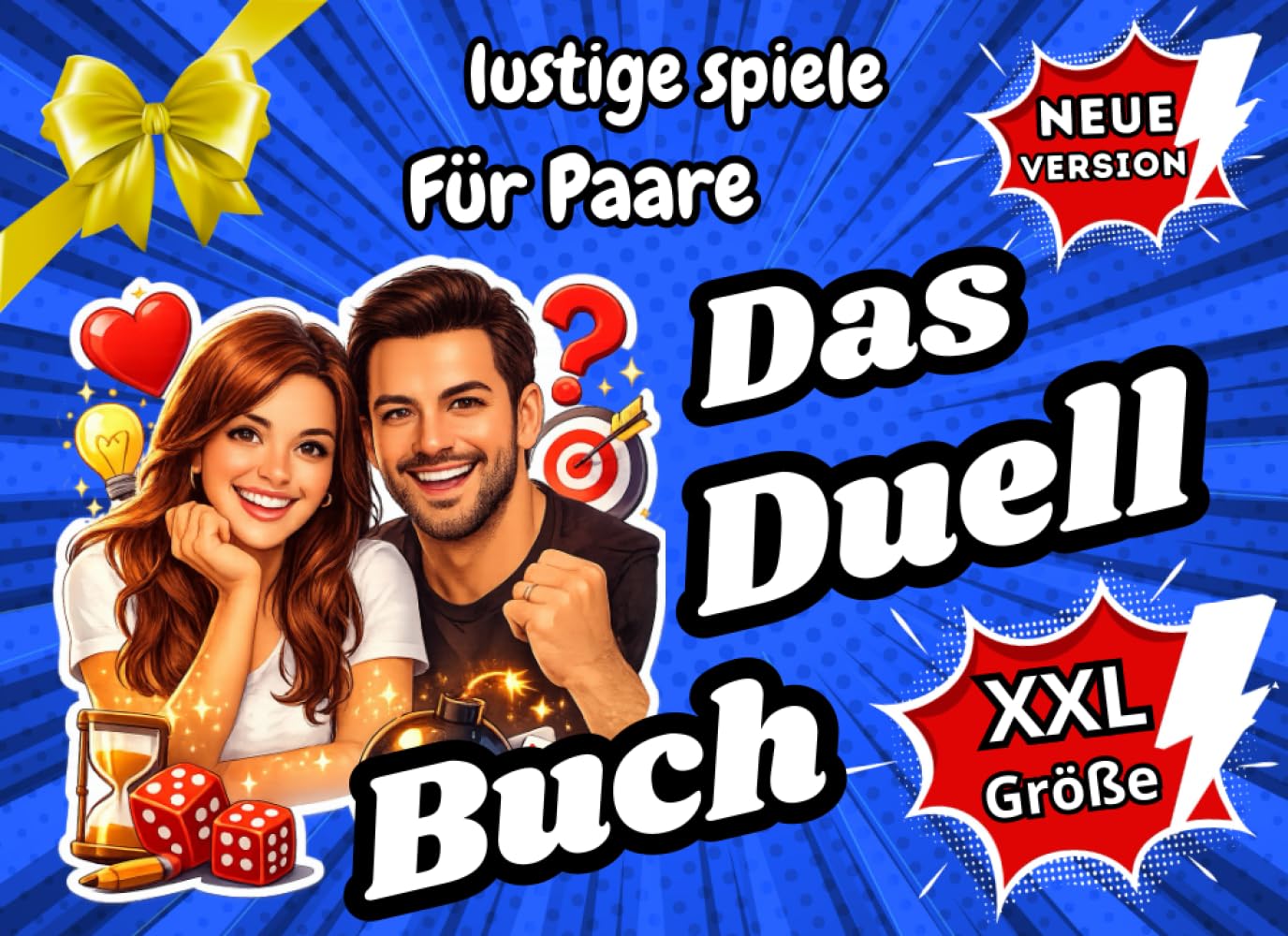 Das Duell-Buch für Paare – Spiele zu zweit: Das lustige Spielbuch mit interaktiven Aktivitäten für mehr Nähe und Spaß in der Beziehung – Perfekt als ... – Ideal für Date Nights und Spieleabende