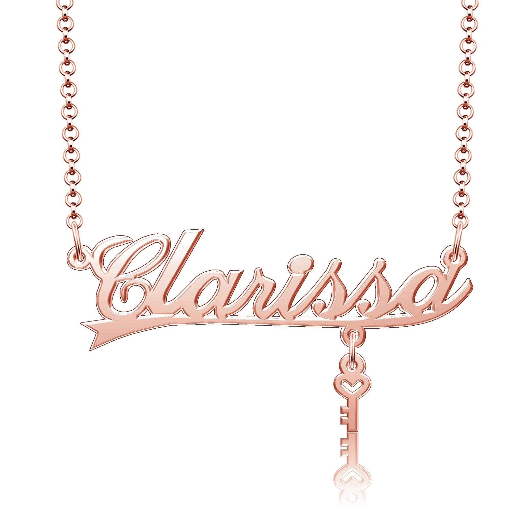 CandyCharms Pendant Customized Personalized Name Necklace Gift for Mother BFF Women Couple