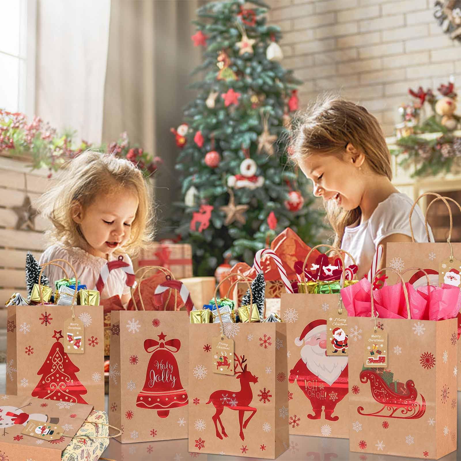 50 stuks cadeauzakjes voor Kerstmis, geschenkverpakking