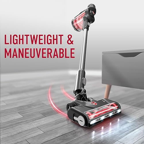 Miniatura 3 de Hoover Excelerate - Aspiradora inalámbrica con herramientas incluidas, para alfombras y suelos duros, diseño ligero, potente succión, faros LED,