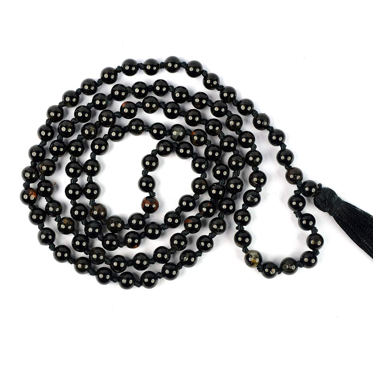 See full amazon price history chart for Reiki Crystal Products Natural Black Tourmaline Mala Necklace 6 mm Crystal Gem Stone 108 Bead Jaap Mala for Men and Women Reiki Crystal Products Natural Black Tourmaline Mala Necklace 6 mm Crystal Gem Stone 108 Bead Jaap Mala for Men and Women (B07KF5L9W6) Amazon Price History, Amazon Price Tracker