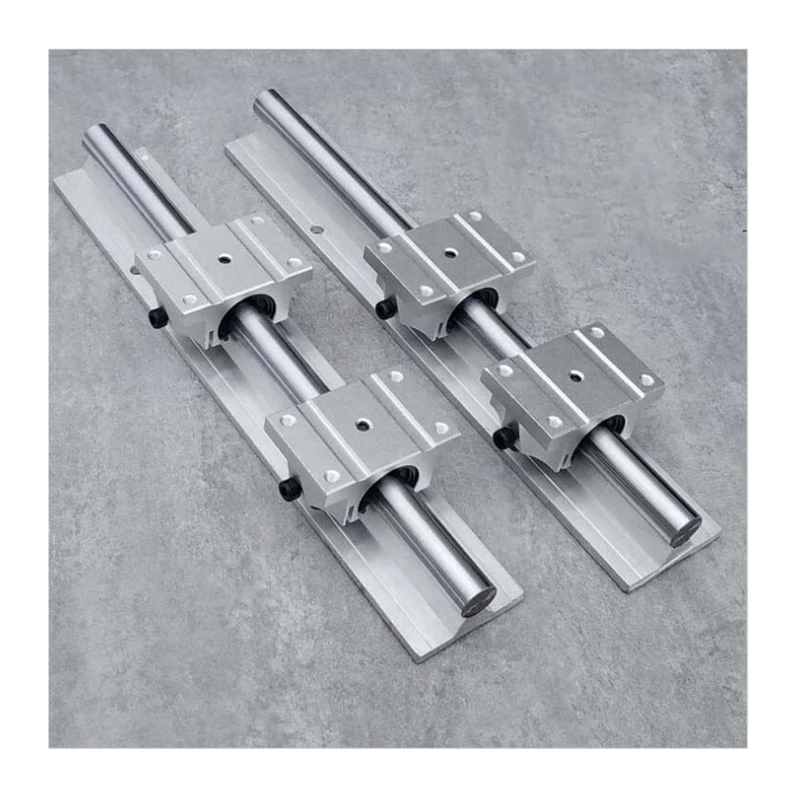 Rail de guidage linéaire TBR25 L-1200 mm robuste pour un usinage rigide