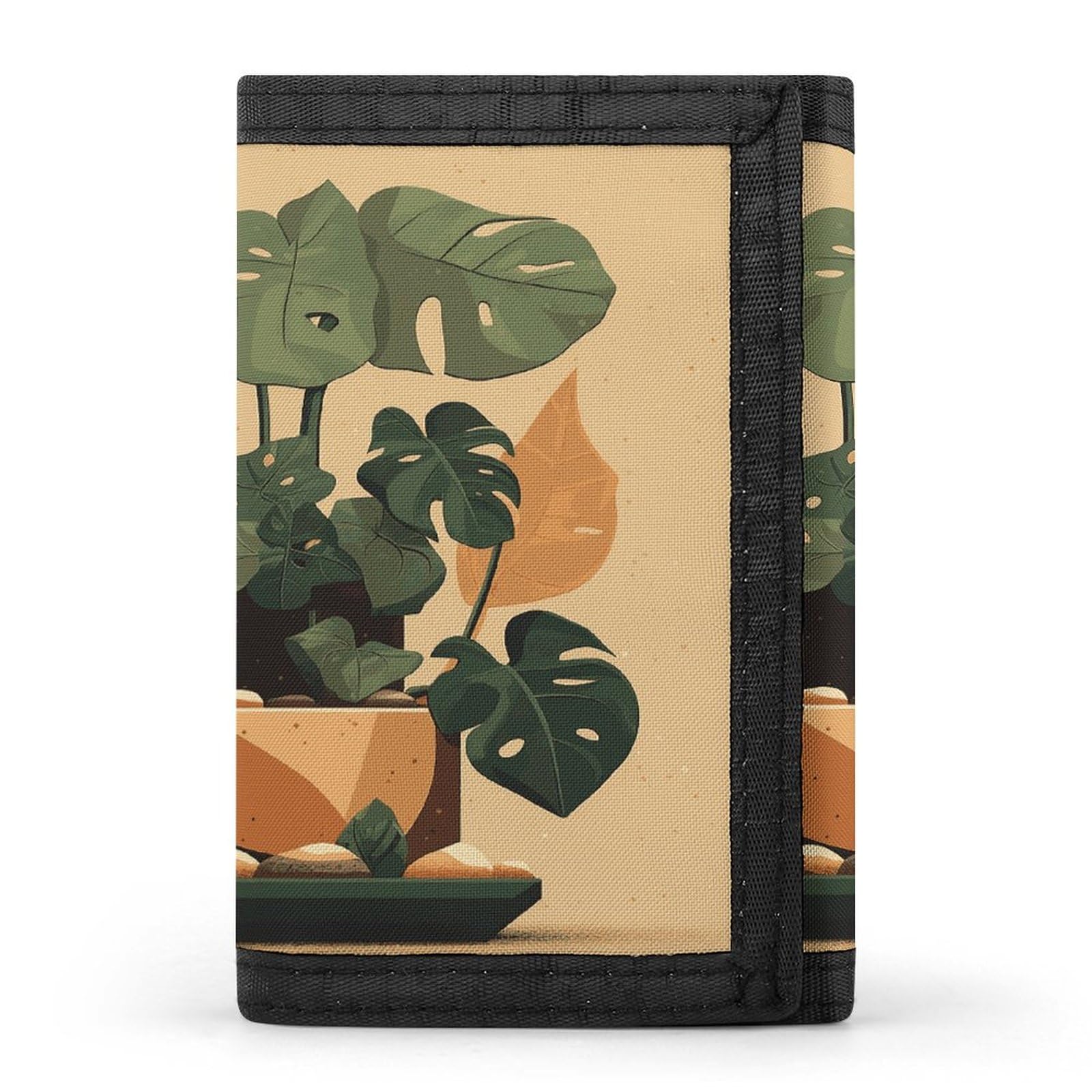 Portefeuille de voyage Monstera gris idéal pour vos escapades - 8