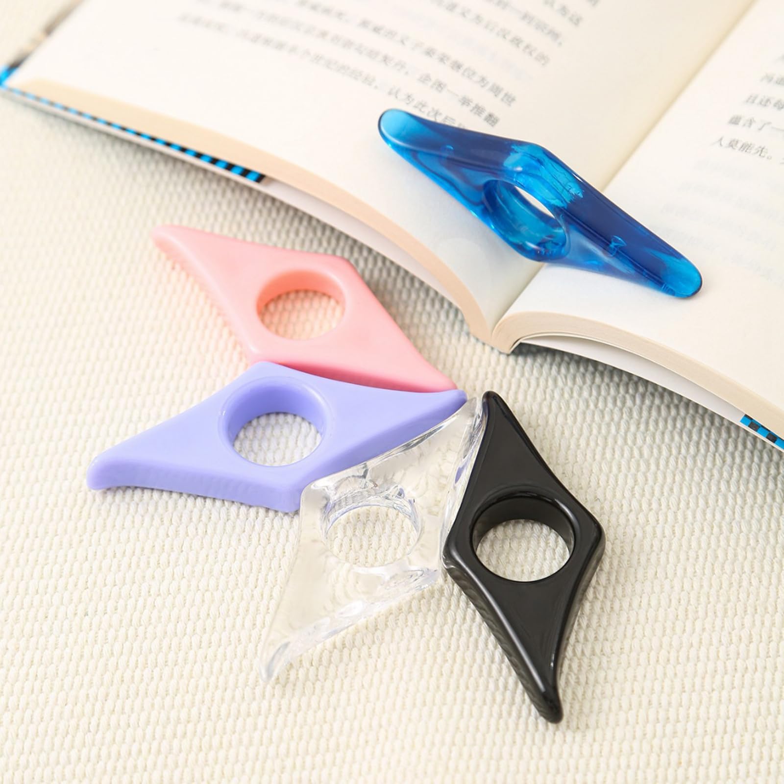 JSUOEO – Soporte Para Páginas De Libro De Nogal Natural – Marcador De Página Hecho A Mano – Portalibros – Accesorio Para Libro