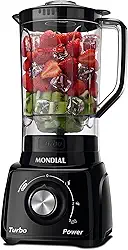 MONDIAL Liquidificador Turbo Power, Preto, 550W, 220V - L-99 FB