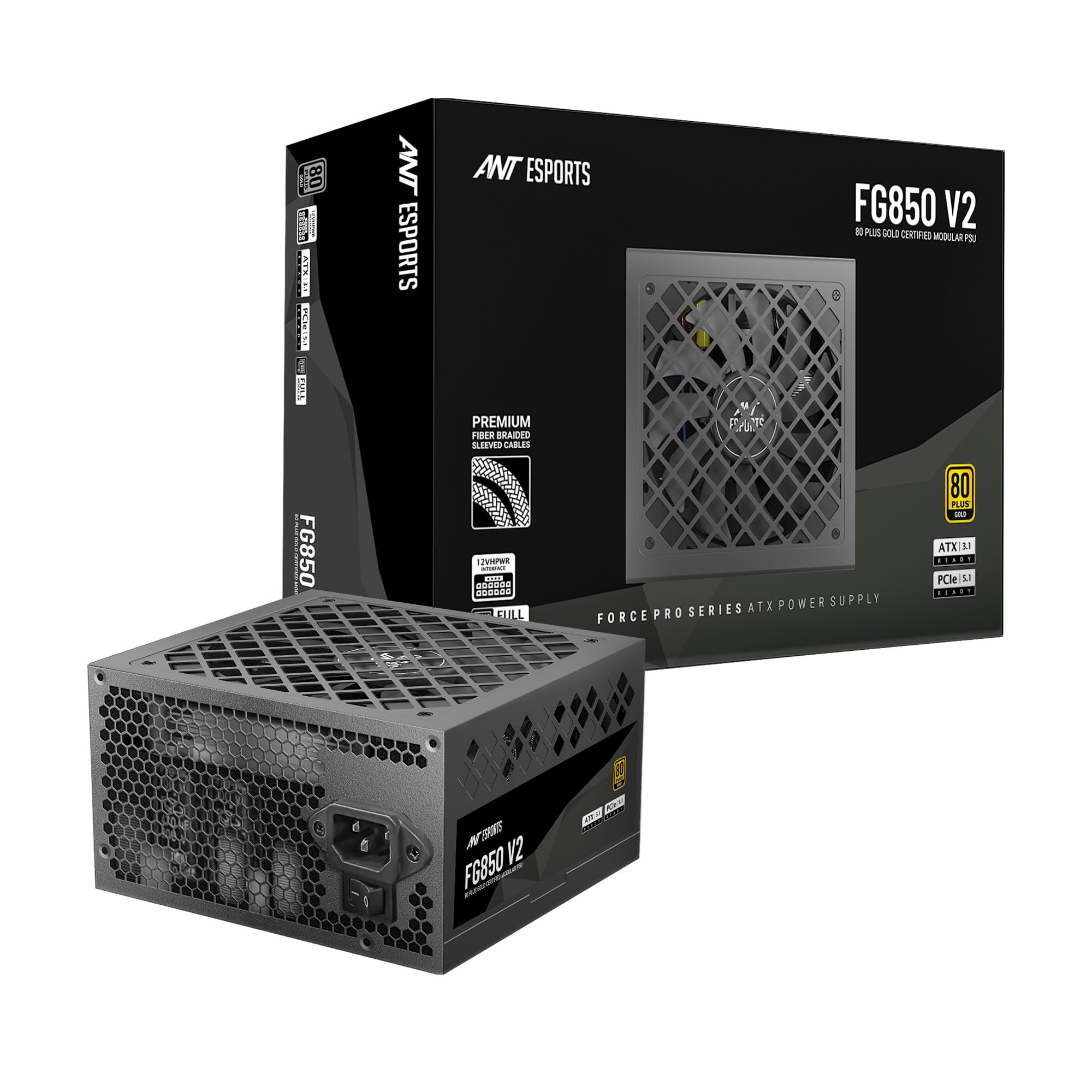 Ant Esports FG850 V2 850W PSU - RTX 50 Series Ready -1