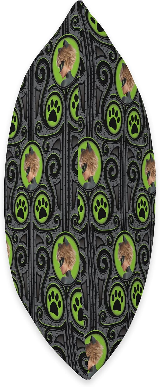 Miraculous Ladybug and Cat Noir The Movie CN Print Throw Pillow