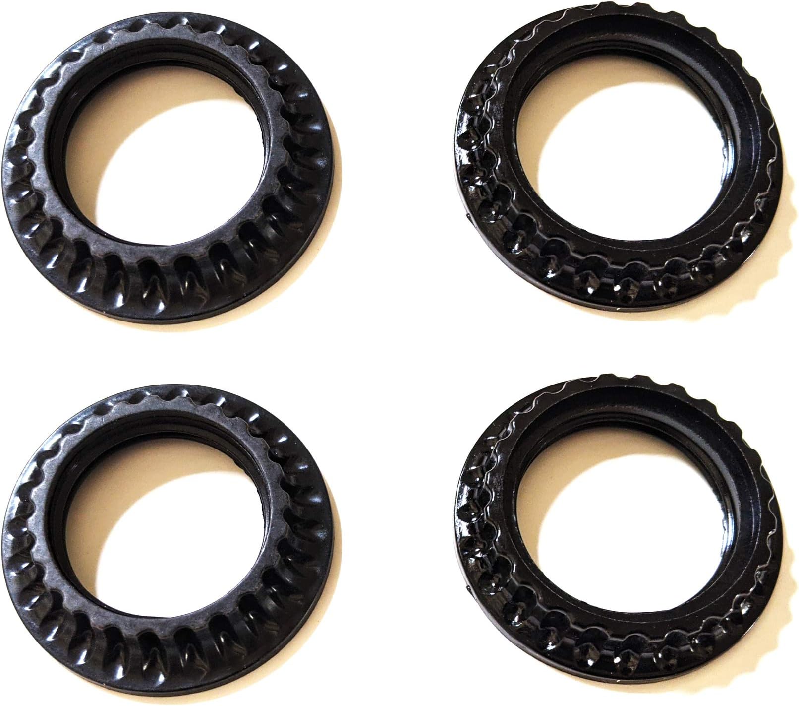 4-Pack Quaray E26 Lampshade Bulb Socket Collar Ring (1-1/4" and 1-5/16")