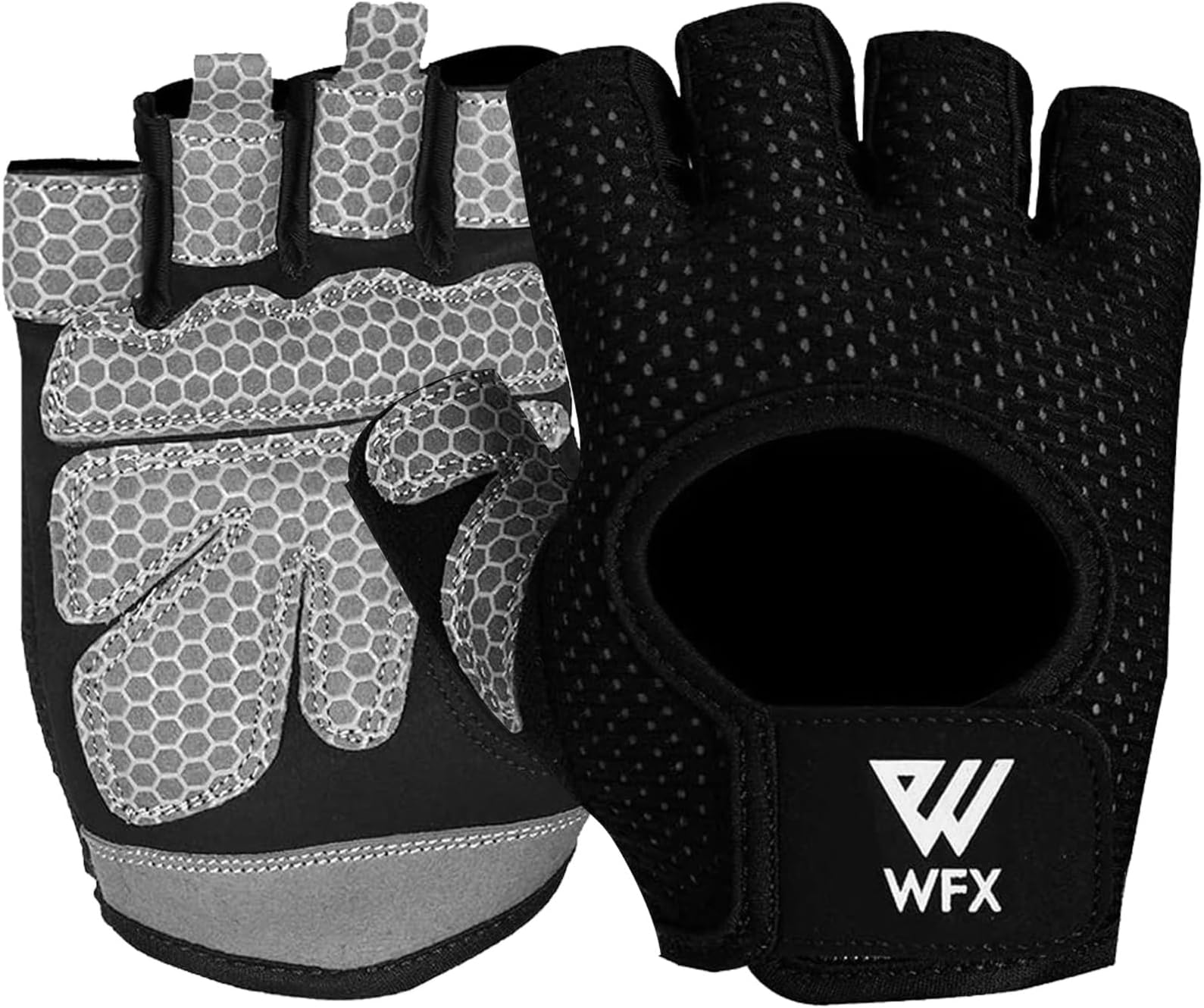 Weight Lifting Gloves with Wrist Wrap Support,Gym Gloves for Men and Women, Anti Slip, Breathable, Workout Training, Hanging, Pull-Ups, Dumbbell,Cycling