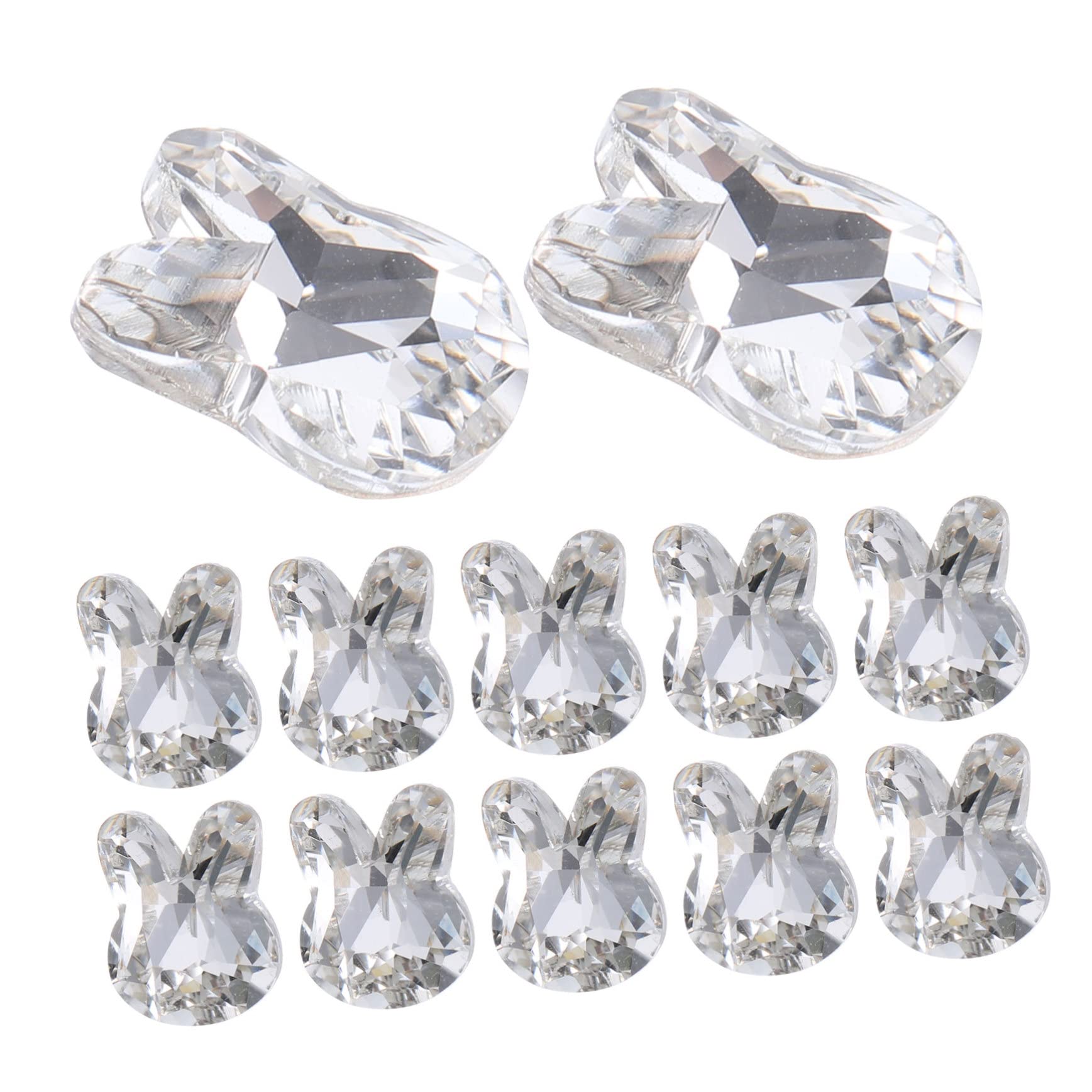 VALICLUD 4 Set Gioielli Con Diamanti Per Unghie Unghia Ornamenti Per Manicure Decalcomanie Per Le Nail Art Strass Per Unghie Ciondolo Arredamento Cristallo 20 Pezzi*4