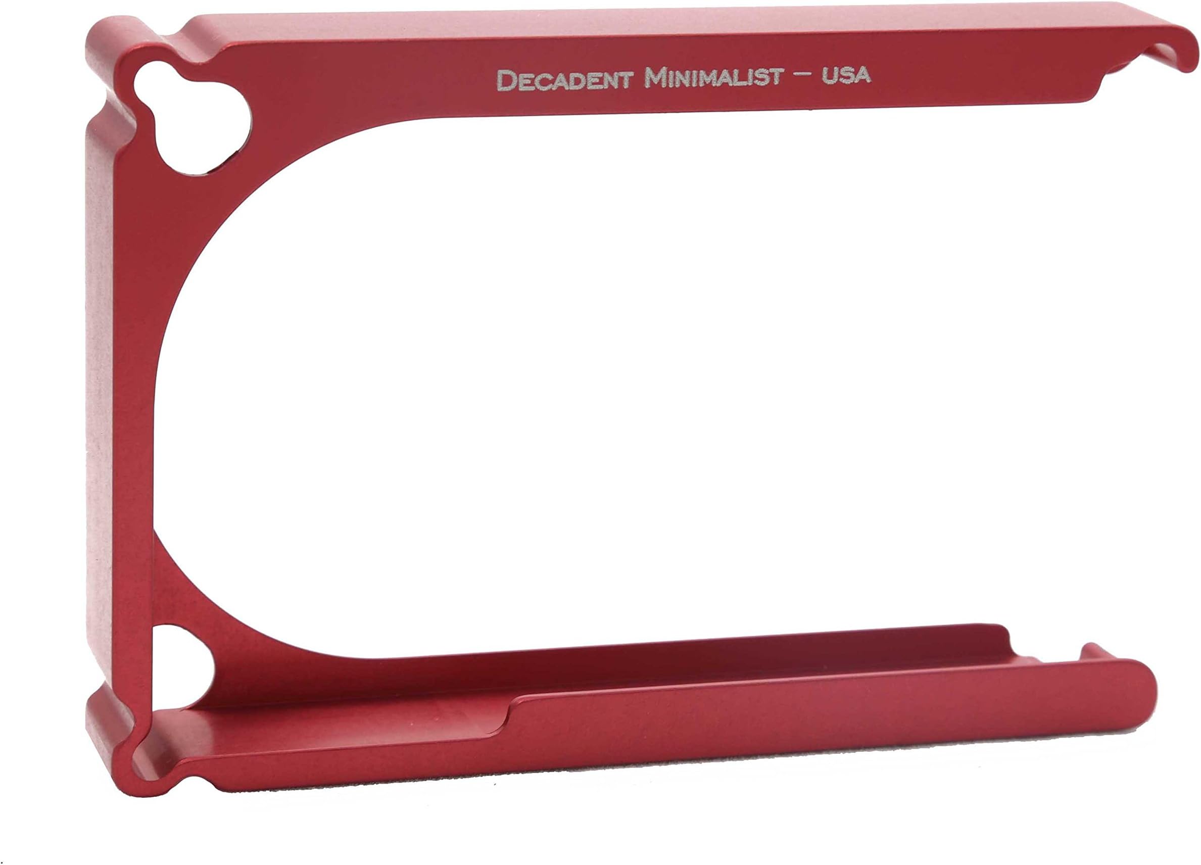 DM1 Aluminum Wallet 12 Card Red