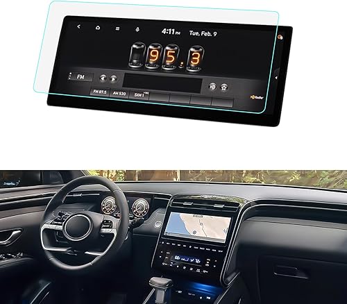 Miniatura 9 de ZCLINKO LUWU - Protector de pantalla para Hyundai Santa Cruz 2022 2023 2024 (Limited/Night/SEL/XRT/SE) de 10.25 pulgadas, accesorios de pantalla