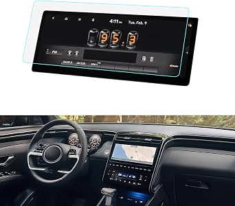Screen Protector for 2022 2023 2024 Hyundai Santa Cruz Limited/Night/SEL/XRT 10.25-inch Santa Cruz Touchscreen Accessories Tempered Glass 1PC