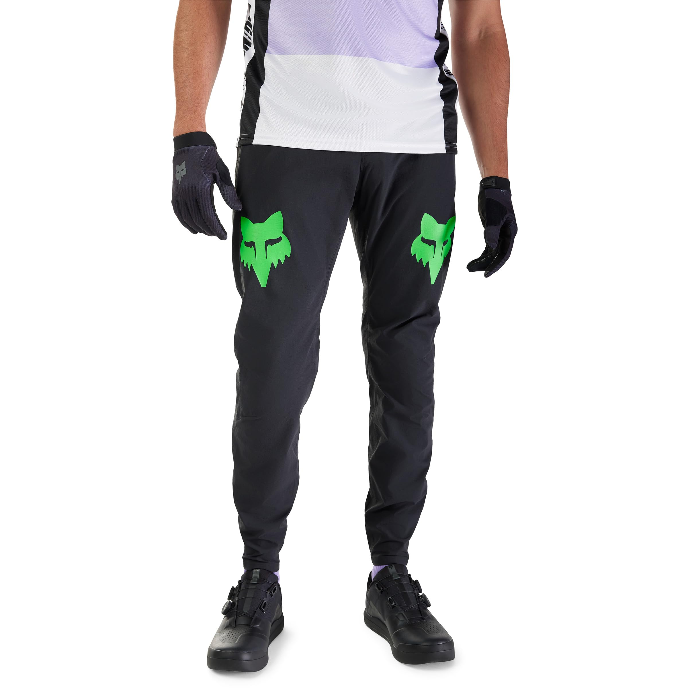Fox Ranger Grid MTB Pantalones Largos, Negro, S