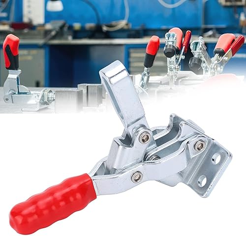 Miniatura 2 de Agatige GH12050U Abrazadera de palanca con capacidad de sujeción de 330 libras, abrazadera de palanca horizontal de liberación rápida, pestillo de